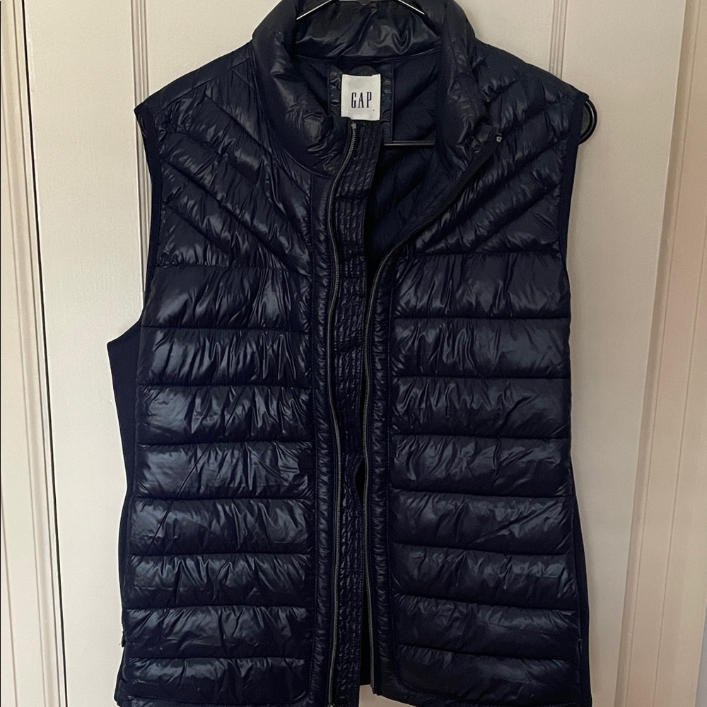 GAP Dark Blue Quilted Vest